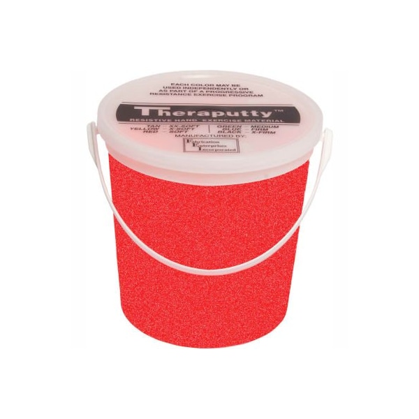 TheraPutty Sparkle Exercise Putty, Red, Light, 5 Pound